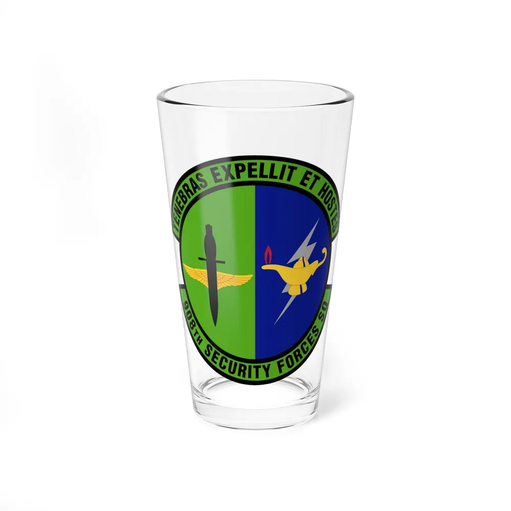 908th Security Forces Squadron (U.S. Air Force) Pint Glass 16oz-16oz-Go Mug Yourself