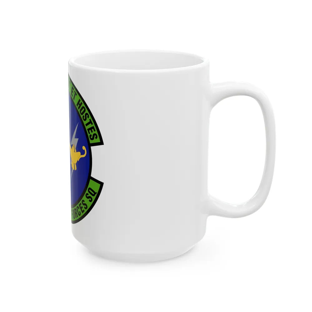 908th Security Forces Squadron (U.S. Air Force) White Coffee Mug-Go Mug Yourself