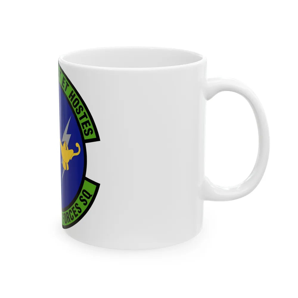 908th Security Forces Squadron (U.S. Air Force) White Coffee Mug-Go Mug Yourself