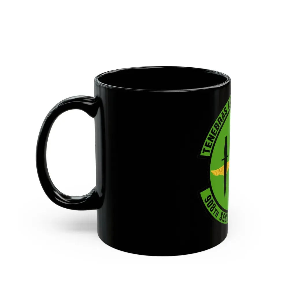 908th Security Forces Squadron (U.S. Air Force) Black Coffee Mug - Go Mug Yourself