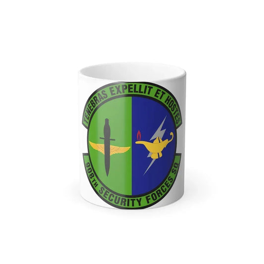 908th Security Forces Squadron (U.S. Air Force) Color Changing Coffee Mug 11oz - Go Mug Yourself