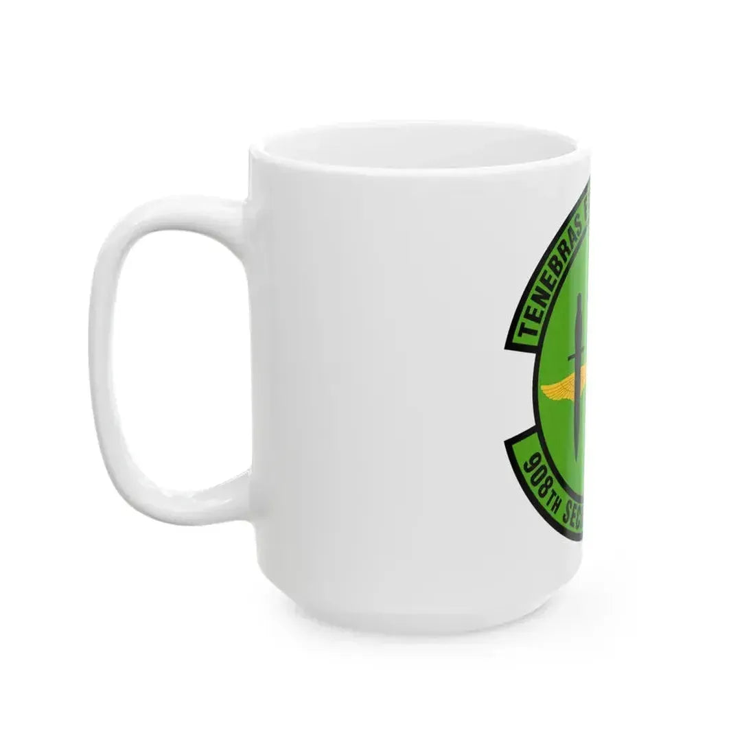 908th Security Forces Squadron (U.S. Air Force) White Coffee Mug - Go Mug Yourself