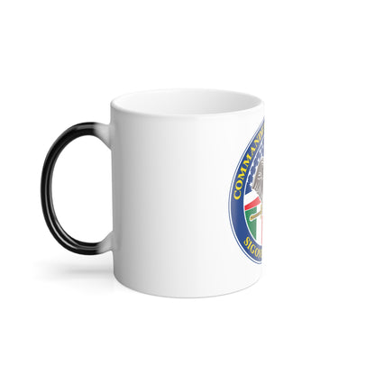 Commander Task Force 67 Sigonella Sicily CTF 67 (U.S. Navy) Color Changing Mug 11oz