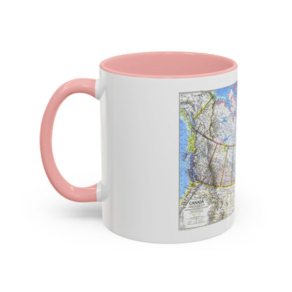 Canada (1972) (Map) Accent Coffee Mug