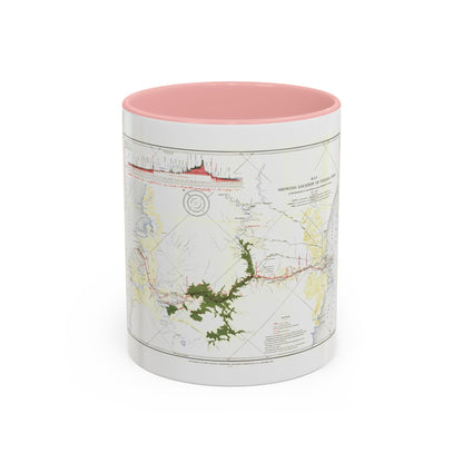 Central America - Panama Canal (1905) (Map) Accent Coffee Mug