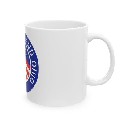 Seal of Cleveland Ohio - White Coffee Mug