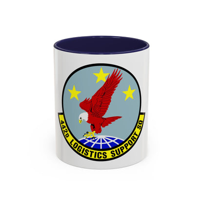 442d Logistics Support Squadron (U.S. Air Force) Accent Coffee Mug