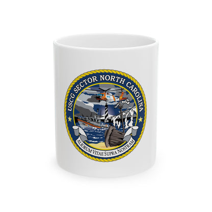 USCG Secctor North Carolina (U.S. Coast Guard) White Coffee Mug