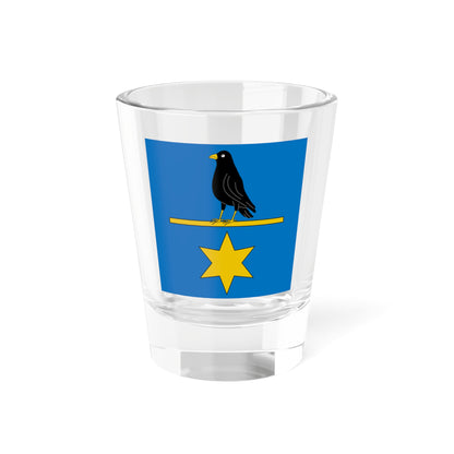 Flag of Denis Theurillat (Switzerland) Shot Glass 1.5oz
