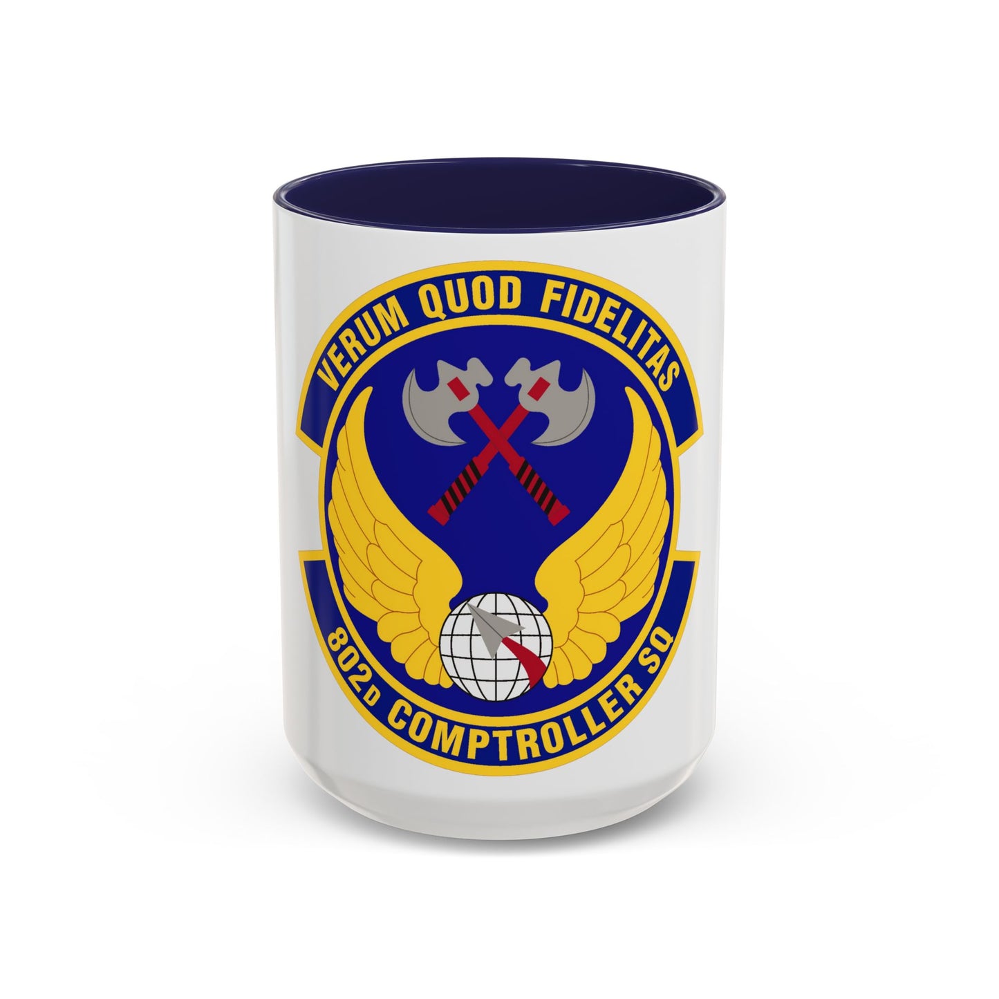 802d Comptroller Squadron (U.S. Air Force) Accent Coffee Mug