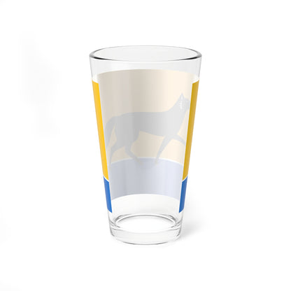 Flag of Surgut (Russia) Pint Glass 16oz