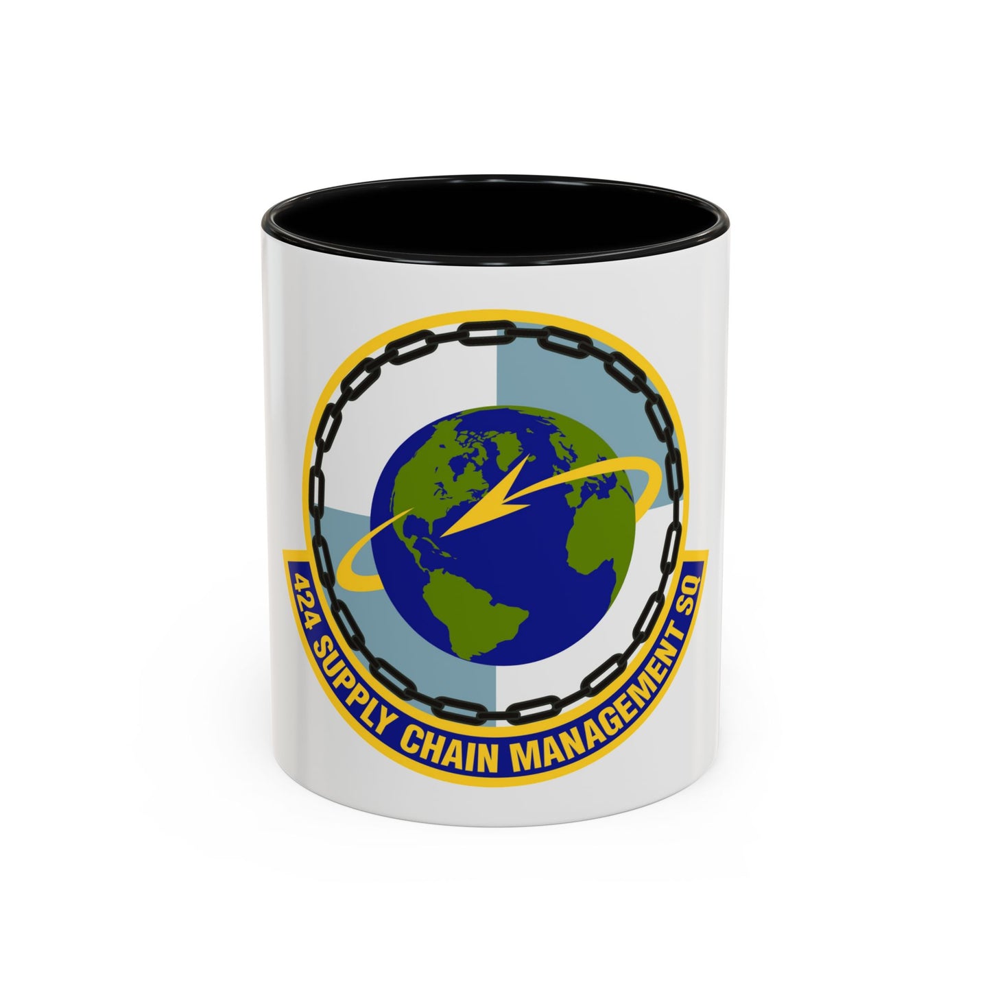 424th Supply Chain Management Squadron (U.S. Air Force) Accent Coffee Mug