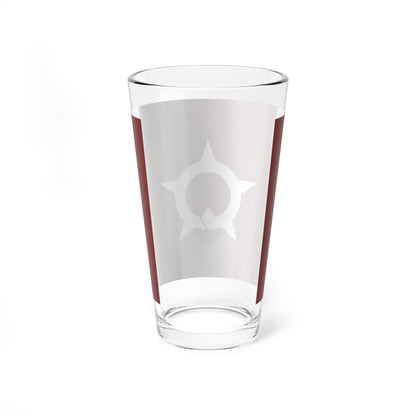 Flag of Ōno Fukui (Japan) Pint Glass 16oz