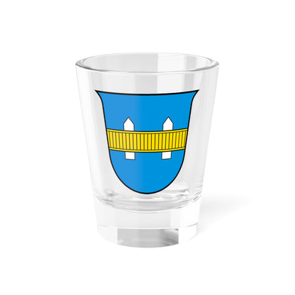 CHE Gisikon COA 2 (Switzerland) (Coat of Arms) Shot Glass 1.5oz