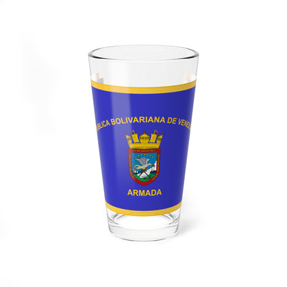 Flag of the Bolivarian Navy of Venezuela (Venezuela) Pint Glass 16oz