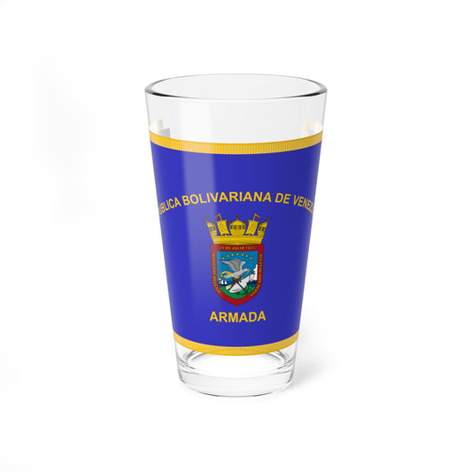 Flag of the Bolivarian Navy of Venezuela (Venezuela) Pint Glass 16oz