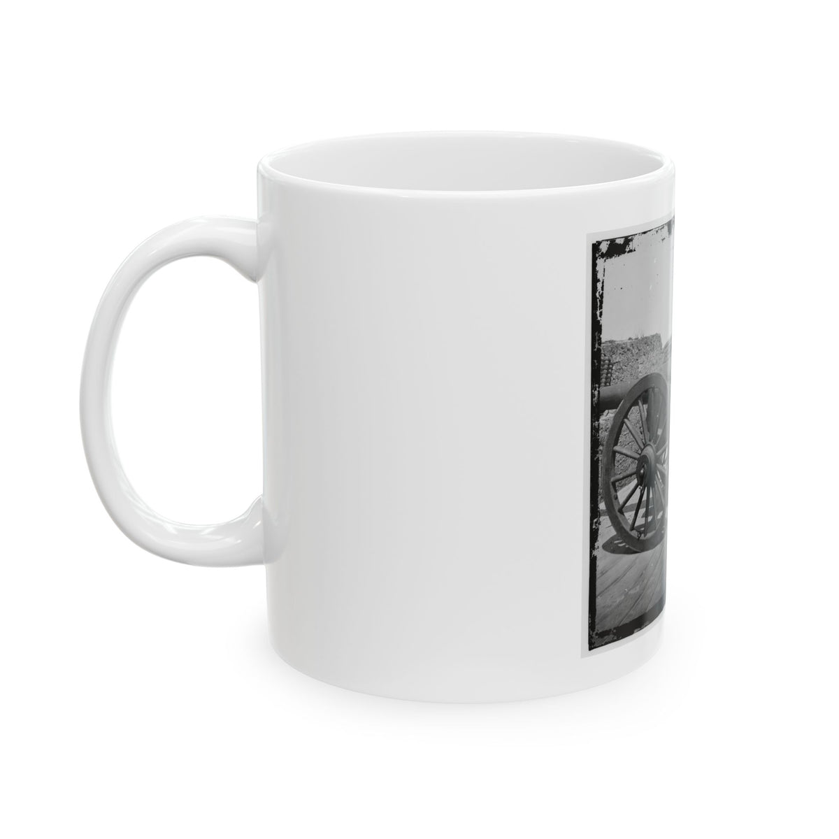 Morris Island, S.C. Battery Of 100-Pdr. Parrott Guns Inside Fort Putnam (U.S. Civil War) White Coffee Mug