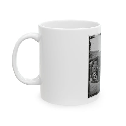 Morris Island, S.C. Battery Of 100-Pdr. Parrott Guns Inside Fort Putnam (U.S. Civil War) White Coffee Mug