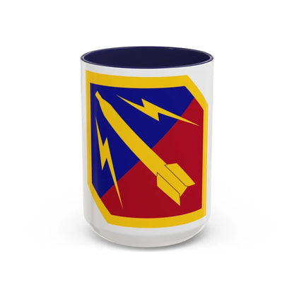 Ordnance Missile Command (U.S. Army) Accent Coffee Mug-15oz-Navy-Go Mug Yourself