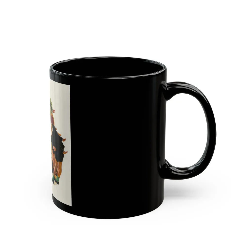 Cotillion, The Saturday Evening Post cover, May 23, 1936 - Black Coffee Mug-Go Mug Yourself