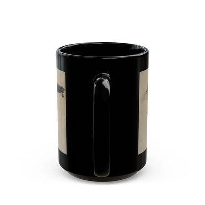 Escaping the Snow - Black Coffee Mug-Go Mug Yourself