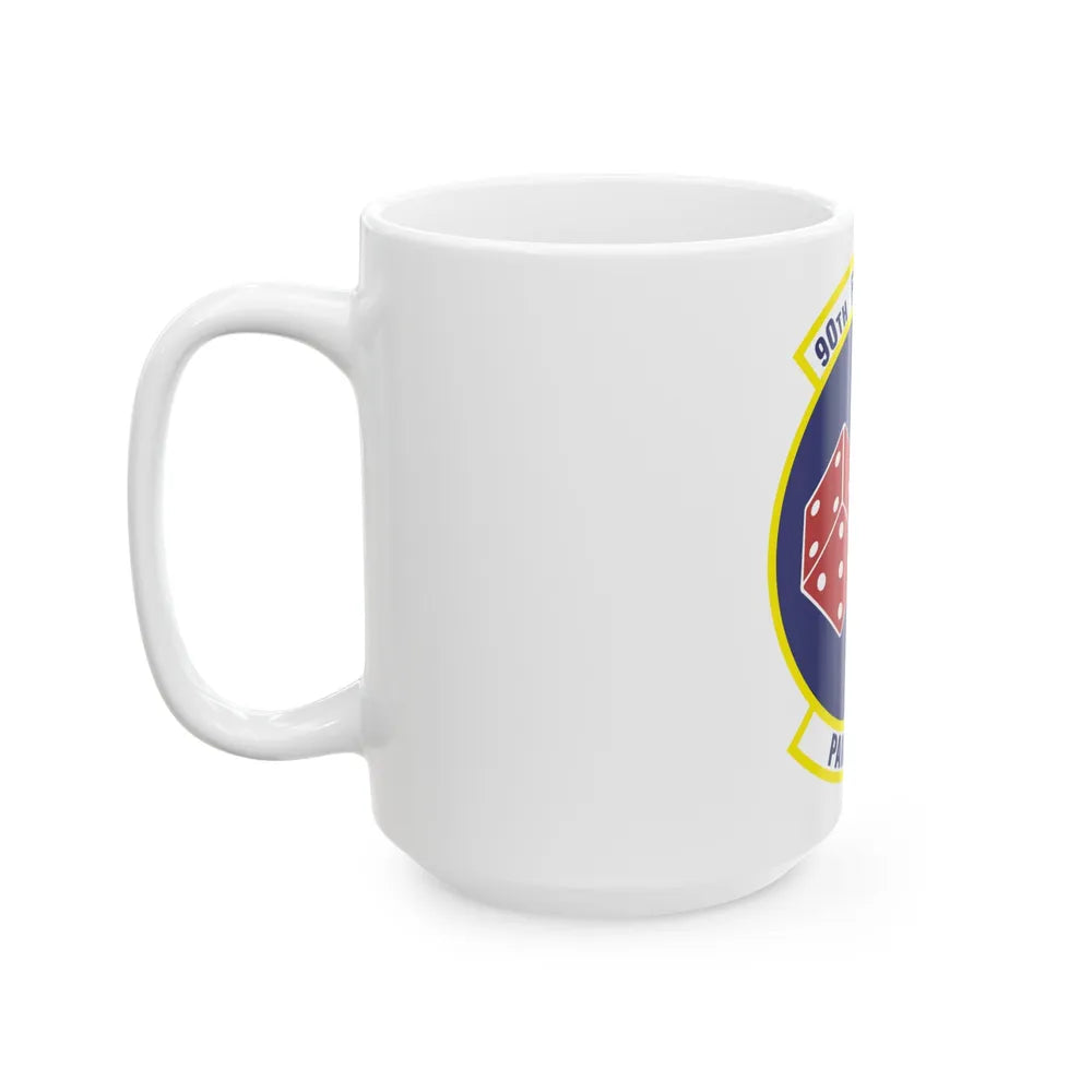 90th Fighter Squadron (U.S. Air Force) White Coffee Mug-Go Mug Yourself