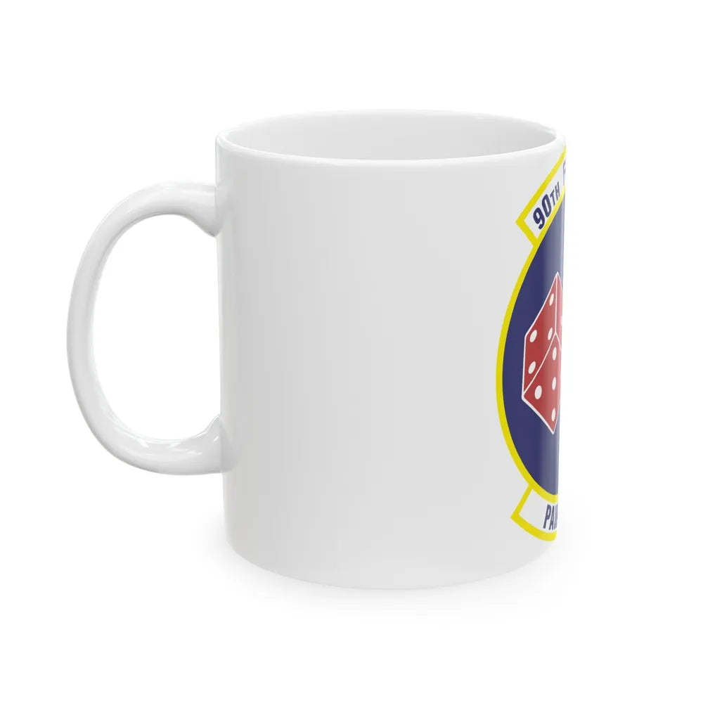 90th Fighter Squadron (U.S. Air Force) White Coffee Mug-Go Mug Yourself