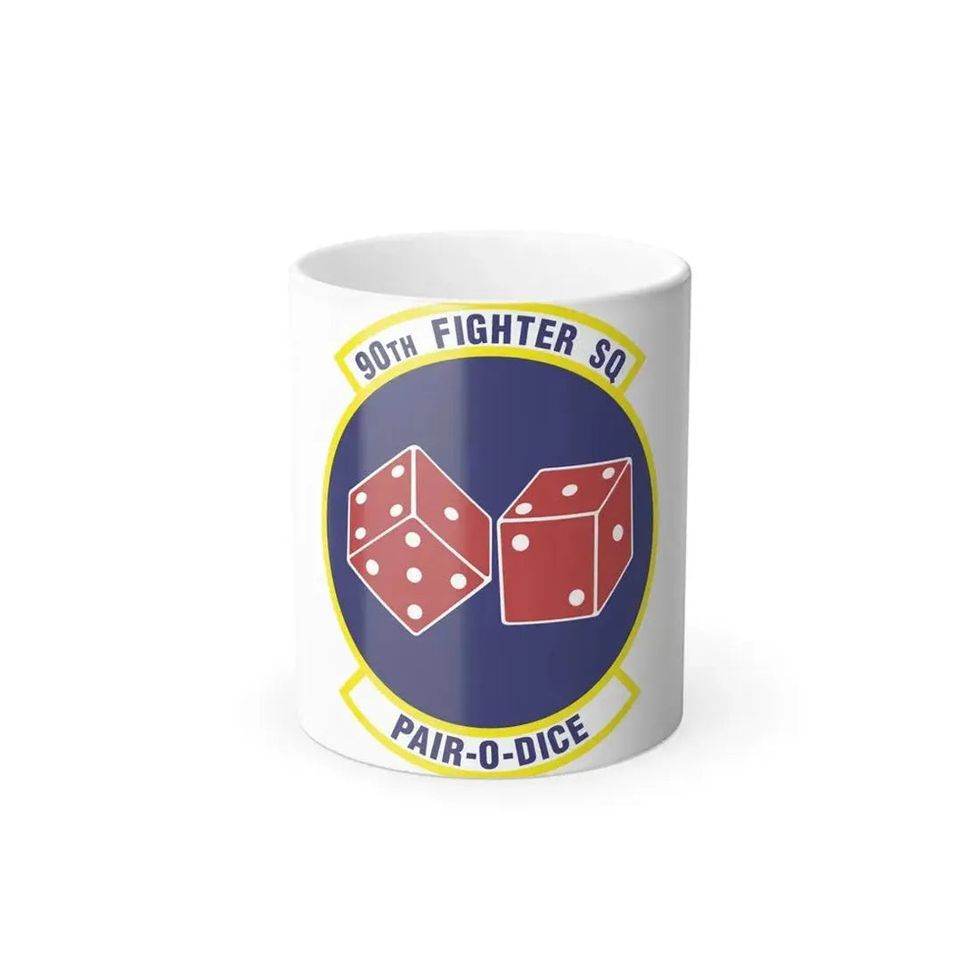 90th Fighter Squadron (U.S. Air Force) Color Changing Mug 11oz - Go Mug Yourself