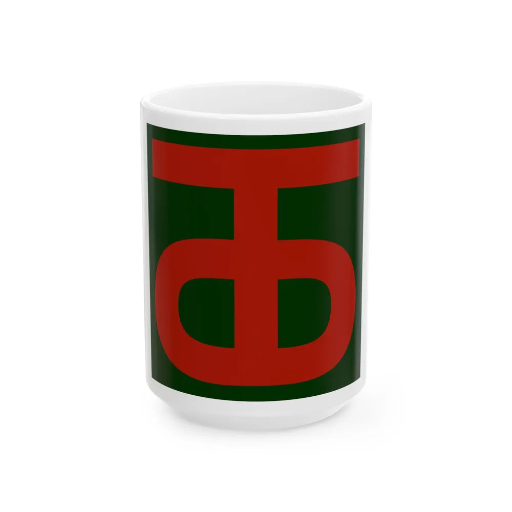 90th Infantry Division (U.S. Army) White Coffee Mug-15oz-Go Mug Yourself