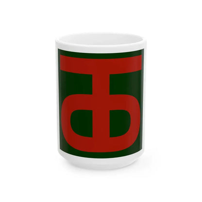 90th Infantry Division (U.S. Army) White Coffee Mug 15oz - Go Mug Yourself