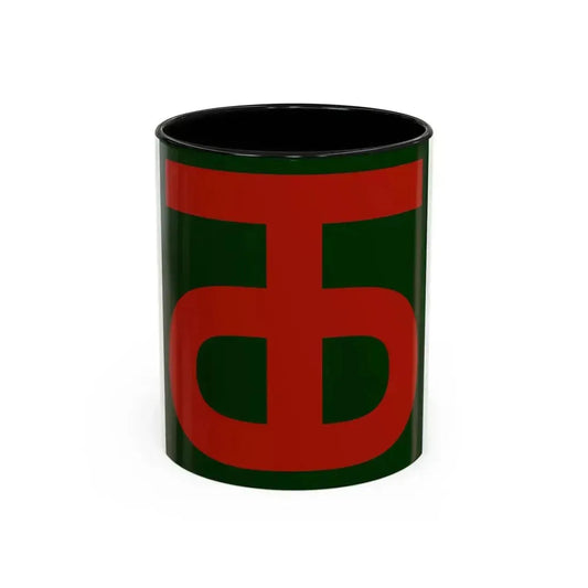 90th Infantry Division.patch (U.S. Army) Accent Coffee Mug 11oz Black - Go Mug Yourself