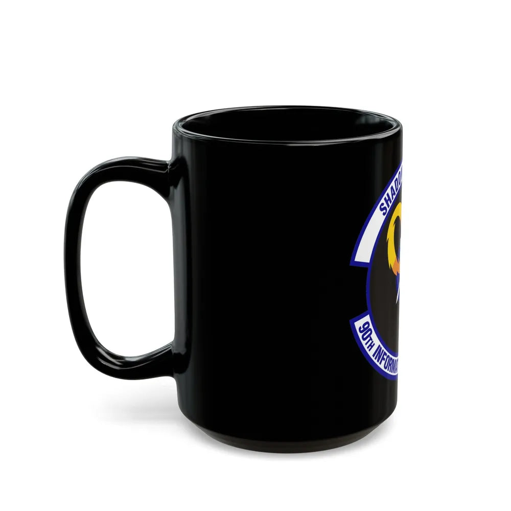 90th Information Operations Squadron (U.S. Air Force) Black Coffee Mug-Go Mug Yourself