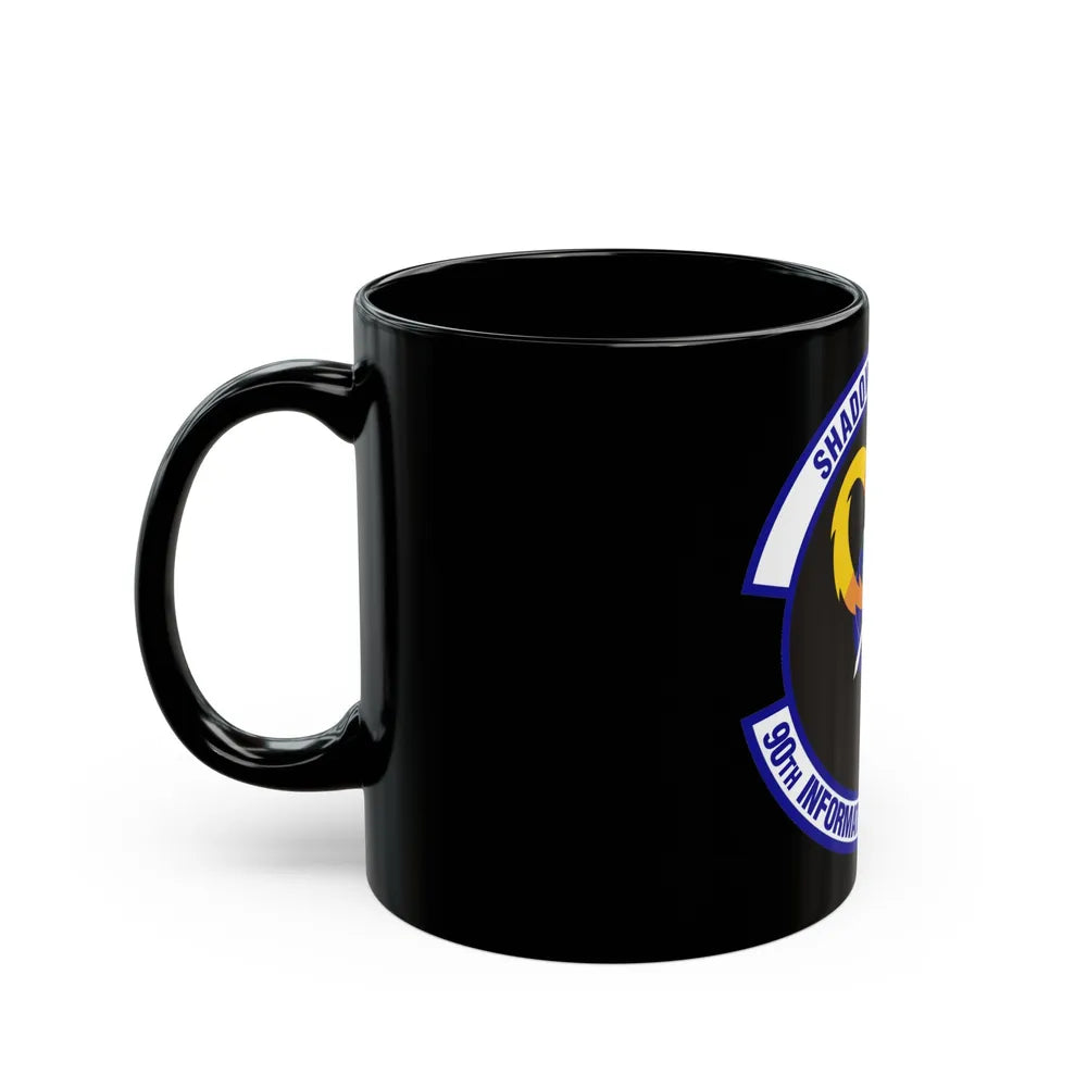 90th Information Operations Squadron (U.S. Air Force) Black Coffee Mug-Go Mug Yourself