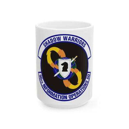 90th Information Operations Squadron (U.S. Air Force) White Coffee Mug-15oz-Go Mug Yourself