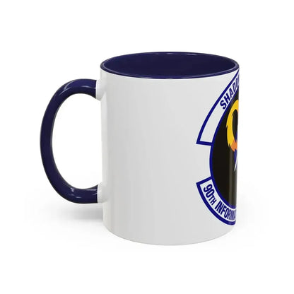 90th Information Operations Squadron (U.S. Air Force) Accent Coffee Mug - Go Mug Yourself