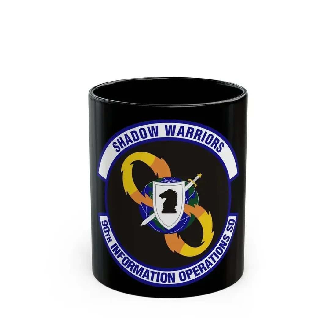 90th Information Operations Squadron (U.S. Air Force) Black Coffee Mug 11oz - Go Mug Yourself