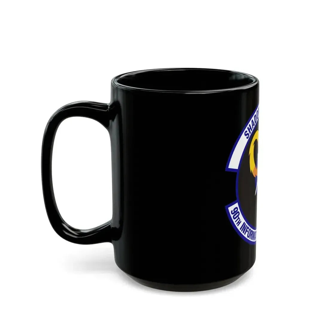 90th Information Operations Squadron (U.S. Air Force) Black Coffee Mug - Go Mug Yourself
