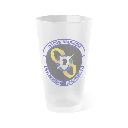 90th Information Operations Squadron (U.S. Air Force) Frosted Pint Glass 16oz 16oz Frosted - Go Mug Yourself