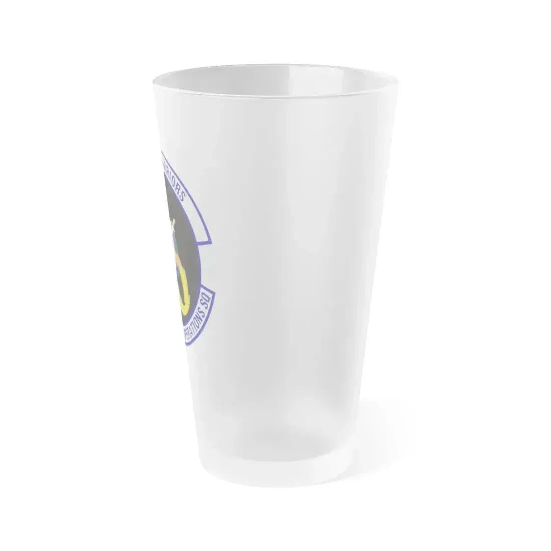 90th Information Operations Squadron (U.S. Air Force) Frosted Pint Glass 16oz - Go Mug Yourself