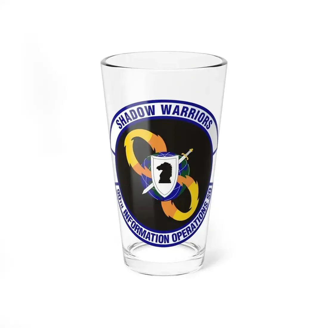 90th Information Operations Squadron (U.S. Air Force) Pint Glass 16oz 16oz - Go Mug Yourself