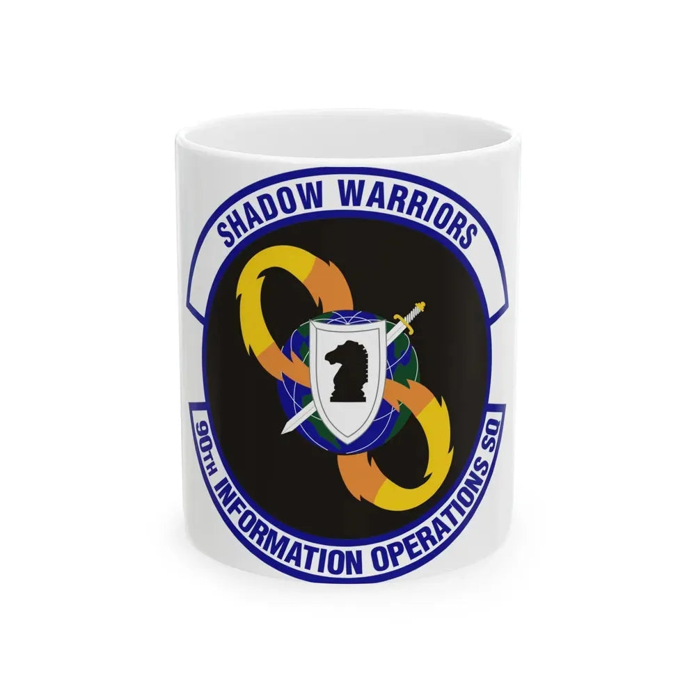 90th Information Operations Squadron (U.S. Air Force) White Coffee Mug 11oz - Go Mug Yourself