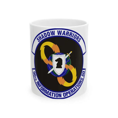 90th Information Operations Squadron (U.S. Air Force) White Coffee Mug 11oz - Go Mug Yourself