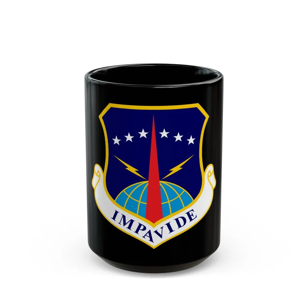 90th Space Wing (U.S. Air Force) Black Coffee Mug-15oz-Go Mug Yourself