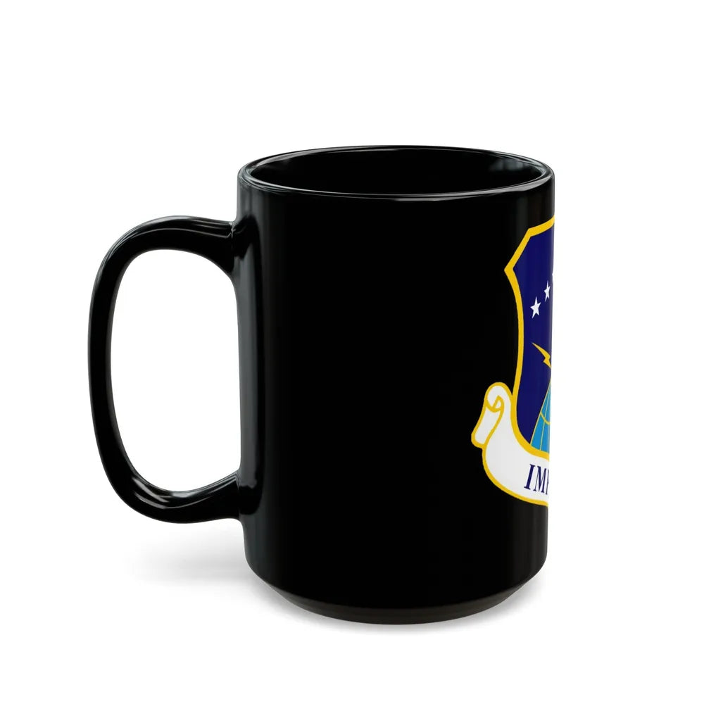 90th Space Wing (U.S. Air Force) Black Coffee Mug-Go Mug Yourself