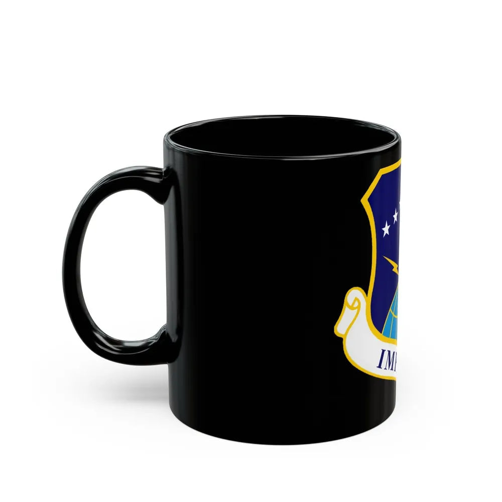 90th Space Wing (U.S. Air Force) Black Coffee Mug-Go Mug Yourself