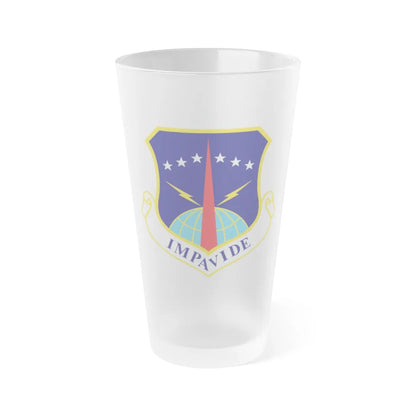 90th Space Wing (U.S. Air Force) Frosted Pint Glass 16oz-16oz-Frosted-Go Mug Yourself