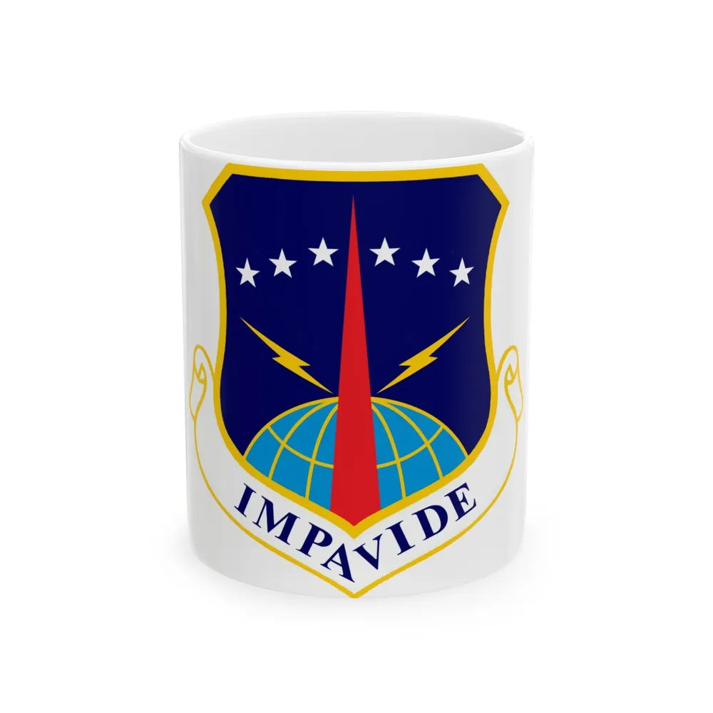 90th Space Wing (U.S. Air Force) White Coffee Mug-11oz-Go Mug Yourself