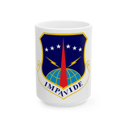 90th Space Wing (U.S. Air Force) White Coffee Mug-15oz-Go Mug Yourself