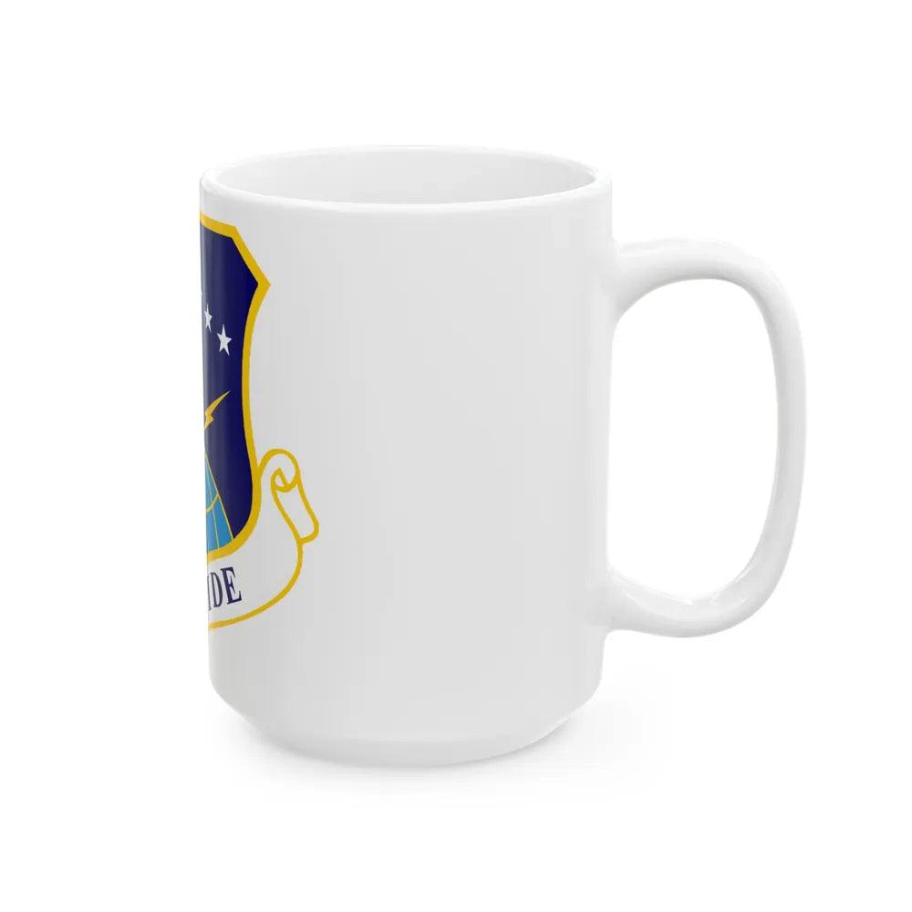 90th Space Wing (U.S. Air Force) White Coffee Mug-Go Mug Yourself