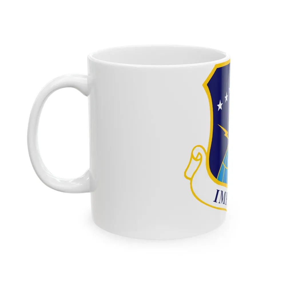 90th Space Wing (U.S. Air Force) White Coffee Mug-Go Mug Yourself